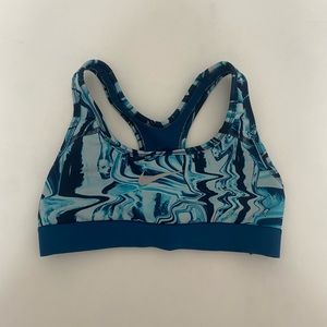 Nike youth blue sports bra
